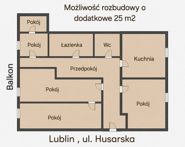 Mieszkanie Sprzedaż Lublin Husarska 14